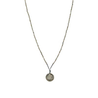 An 18th century Coin and Cut Steel Knotted Necklace by Ancient Influences
