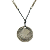 An 18th century Coin and Cut Steel Knotted Necklace by Ancient Influences
