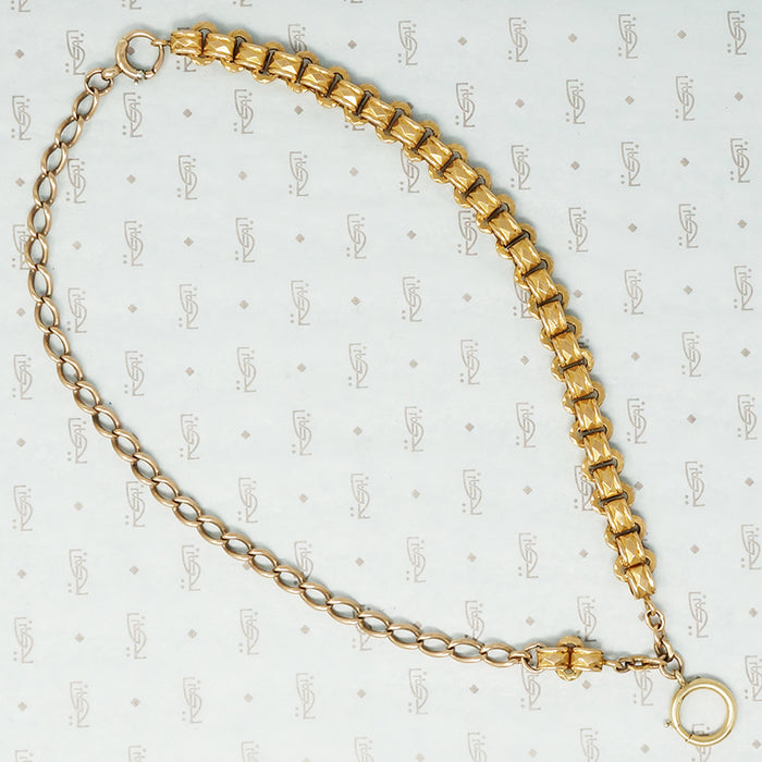 All The Golds Married Chains Big Ring Necklace