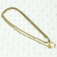 recycled antique chain necklace