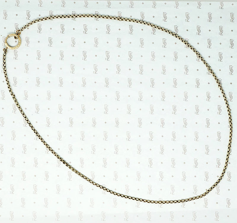 recycled antique chain necklace