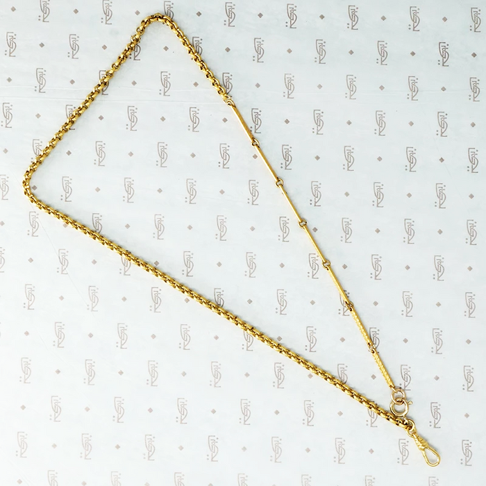 Vintage and Recycled Bar and Link Swivel Hook Chain