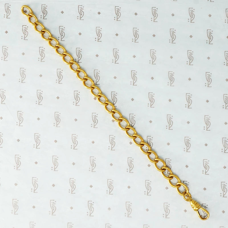 gf twisted curb hook bracelet