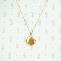 The Rosey Rose Cut Diamond Locket by AI