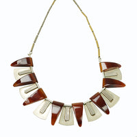 Vintage European Art Deco Galalith Necklace