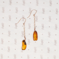 Warm & Wonderful Amber Earrings by Ancient Influences