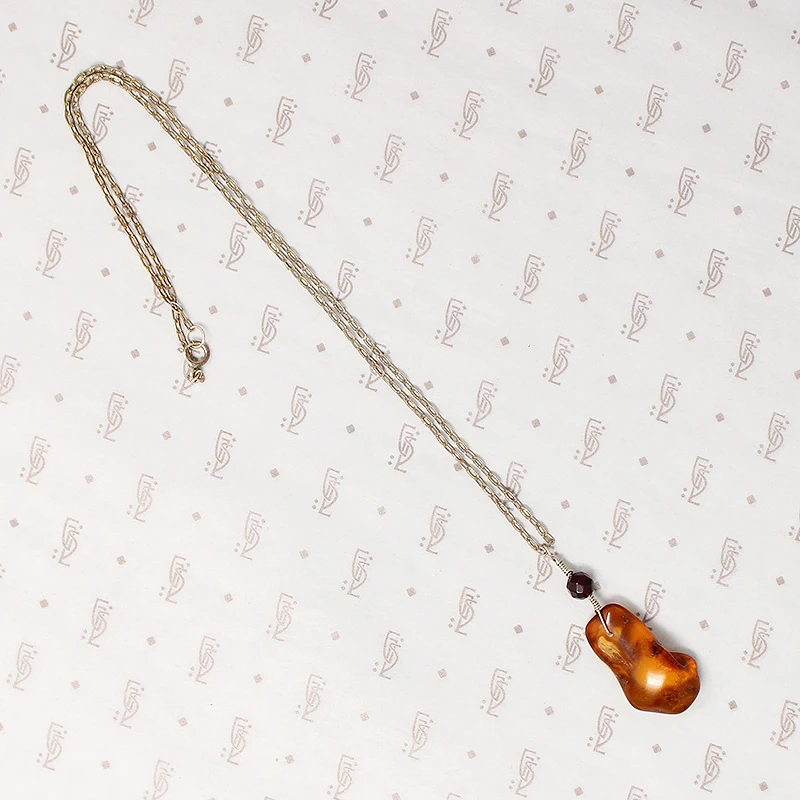 Sunny Amber & Cherry Amber Necklace by Ancient Influences