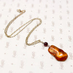 Sunny Amber & Cherry Amber Necklace by Ancient Influences