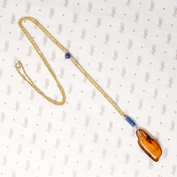 Amber & Lapis Lazuli Necklace by Ancient Influences