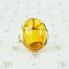 Golden Amber in Gold Vintage Ring