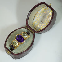 Fine Georgian 18k Gold and Gemstone Ring