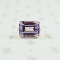 east west amethyst ring
