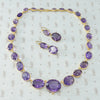 Antique Amethyst Paruré in Fitted Box