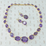 Antique Amethyst Paruré in Fitted Box