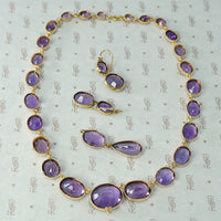Antique Amethyst Paruré in Fitted Box