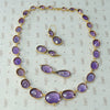 Antique Amethyst Paruré in Fitted Box