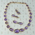 Antique Amethyst Paruré in Fitted Box