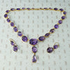 Antique Amethyst Paruré in Fitted Box