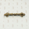Antique Amethyst and Pearl Austro Hungarian Pin