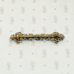 Antique Amethyst and Pearl Austro Hungarian Pin
