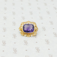 krementz amethyst brooch