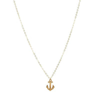 Tiny Anchor of Hope Necklace