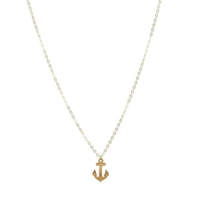 Tiny Anchor of Hope Necklace
