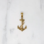 Saucy Little Gold Anchor Charm