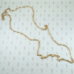 Vintage Extra Long Gold Anchor Chain