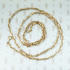 Vintage Extra Long Gold Anchor Chain
