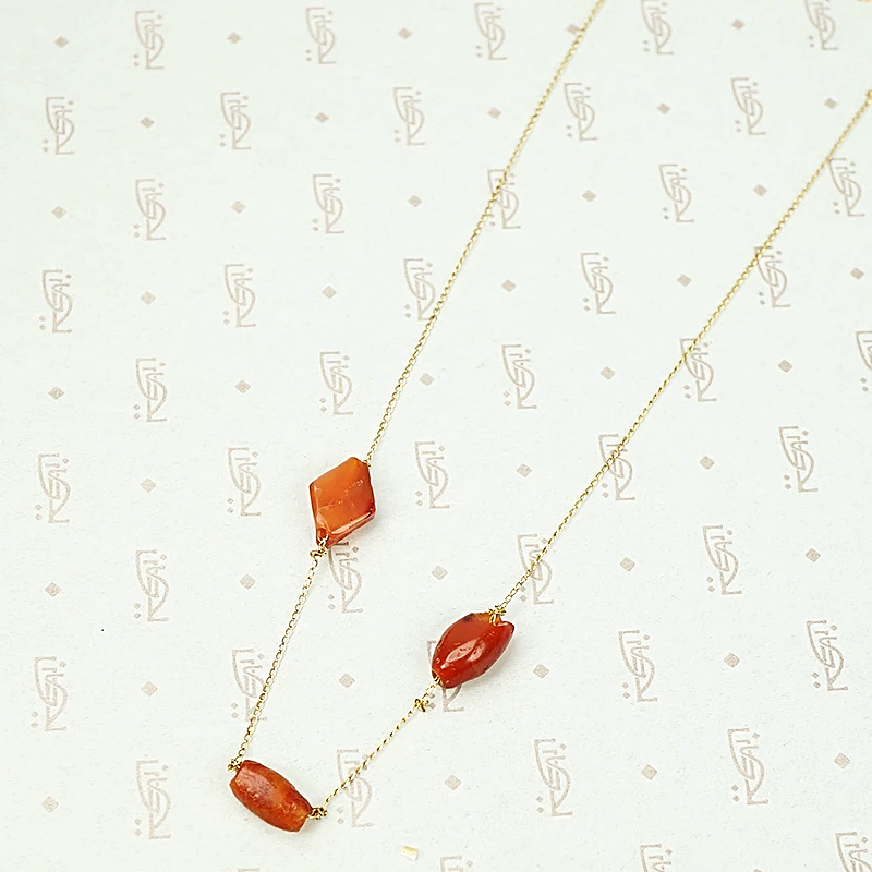 The Ancient Roman Carnelian Necklace