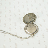 Sterling Art Nouveau Locket with Poppy