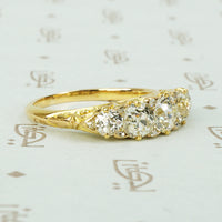 Stunning 19thc OEC and Rose Cut Diamond Band