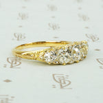 Stunning 19thc OEC and Rose Cut Diamond Band