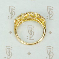 Stunning 19thc OEC and Rose Cut Diamond Band