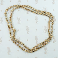 Extra Lovely Handmade Gold 19th Century Chain