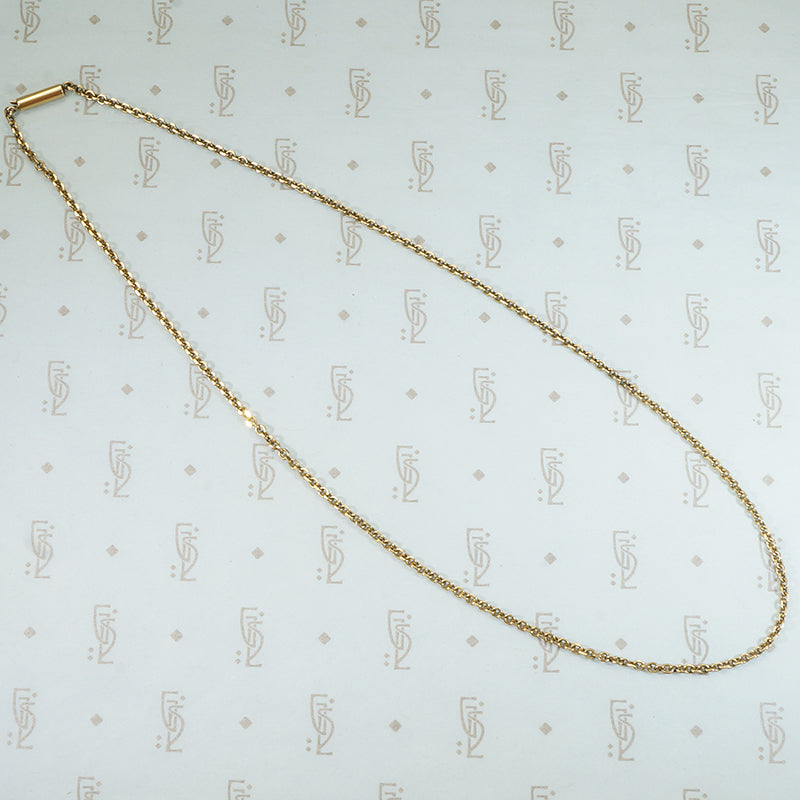 Pretty Pale Pink Gold Antique Chain
