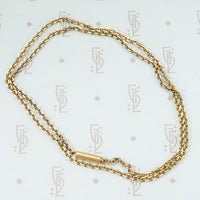 Pretty Pale Pink Gold Antique Chain