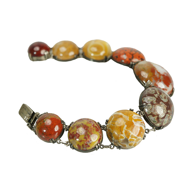 The Rock Hound Antique Specimen Bracelet - Gem Set Love