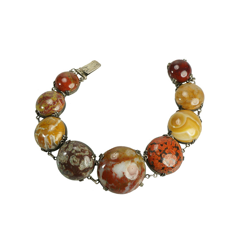 The Rock Hound Antique Specimen Bracelet - Gem Set Love