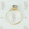 Old Euro Diamond prong set solitaire profile