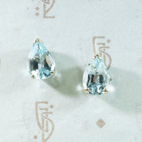 Gorgeous Aquamarine Stud Earrings