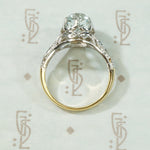 Glacial Blue Aquamarine in Fanciful Filigree