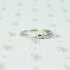 channel set diamond white gold band with arrow design shoulder view
