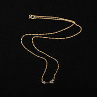Tiny Arrow Necklace in Recycled Gold by 720