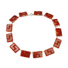 Art Deco Pressed-Glass Necklace