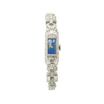 Art Deco Platinum and Diamond Ladies Bracelet Watch