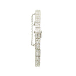 Art Deco Platinum and Diamond Ladies Bracelet Watch