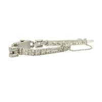 Art Deco Platinum and Diamond Ladies Bracelet Watch