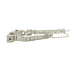 Art Deco Platinum and Diamond Ladies Bracelet Watch